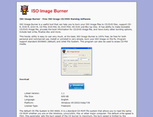 Tablet Screenshot of isoimageburner.com